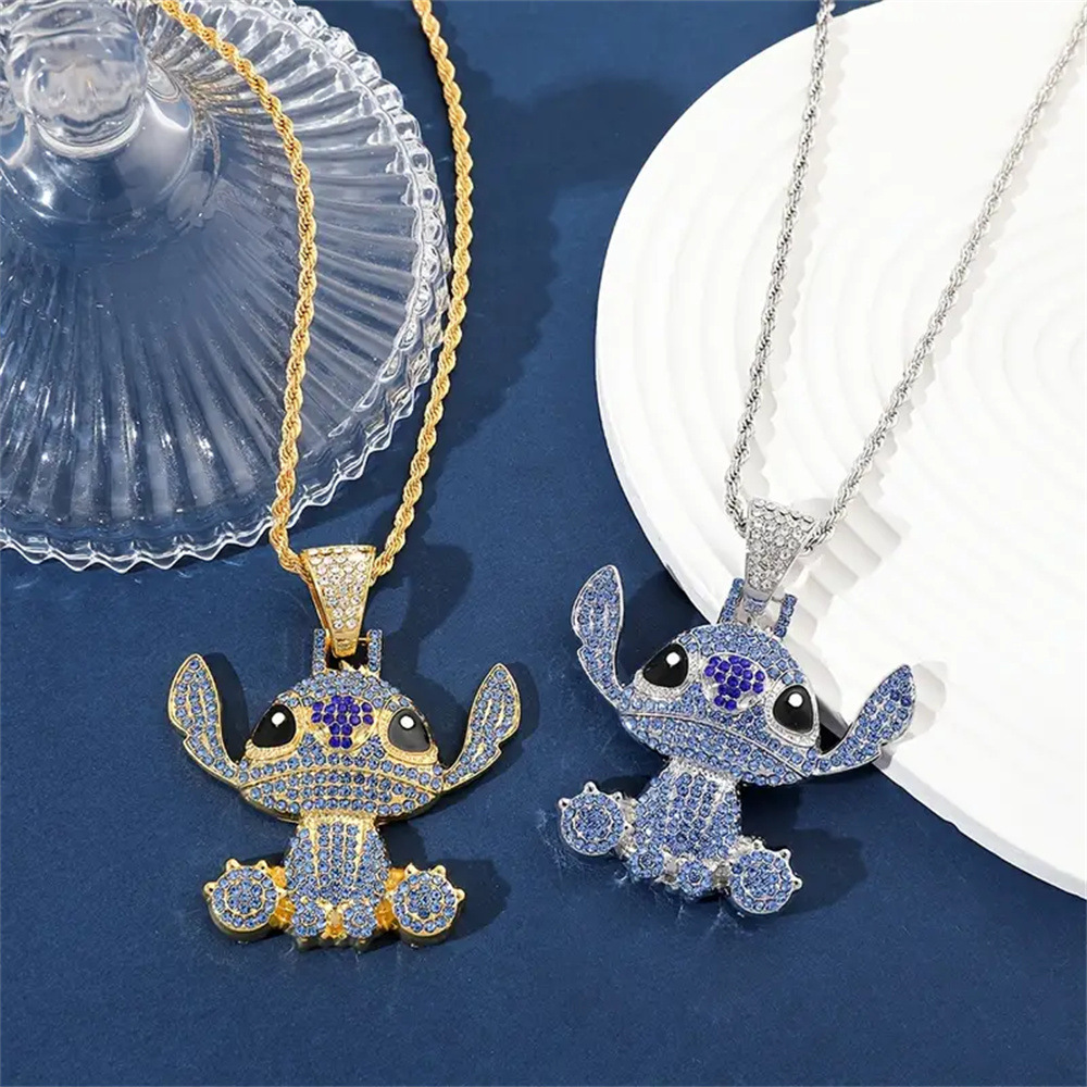 Stitch Diamond Necklace