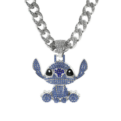 Stitch Diamond Necklace