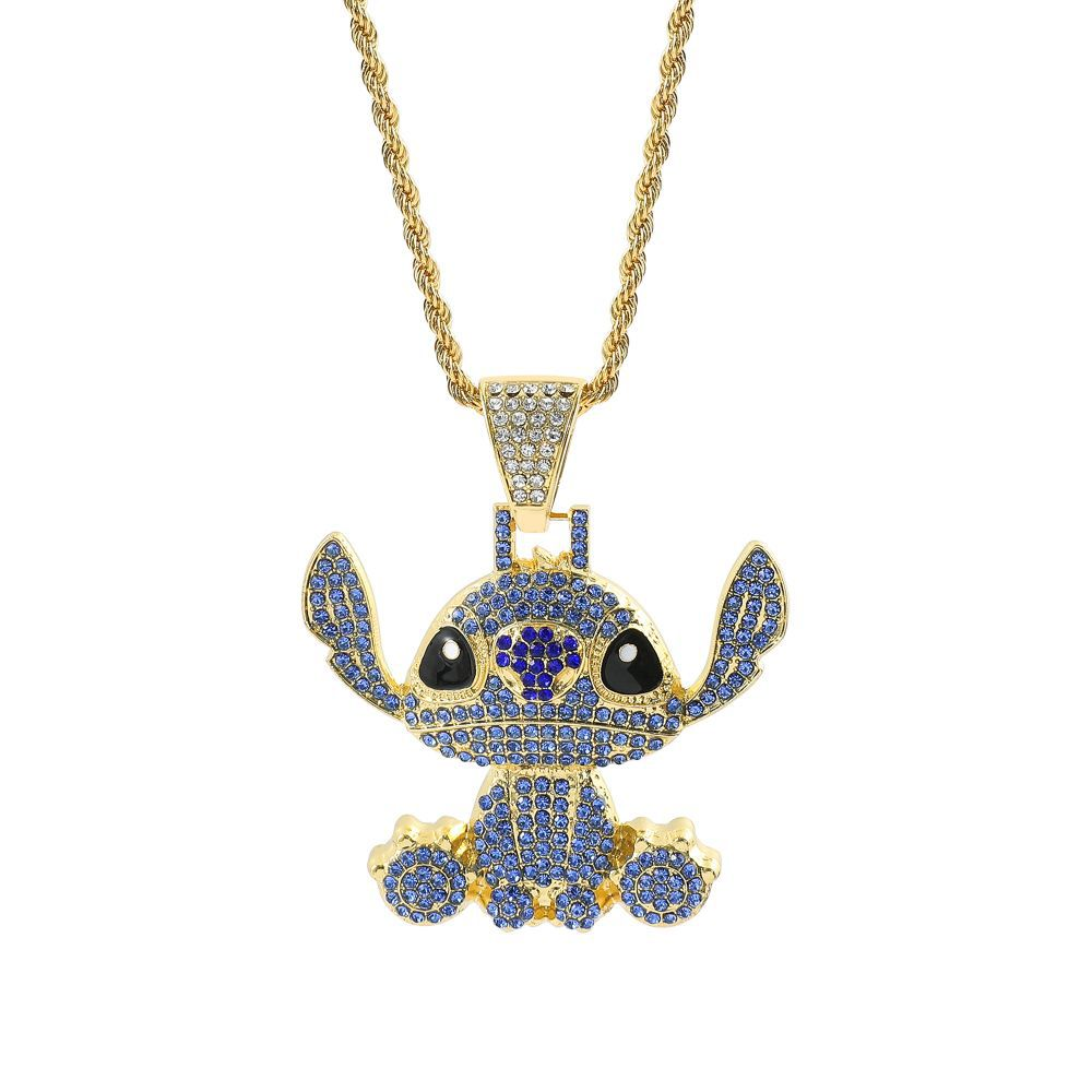 Stitch Diamond Necklace