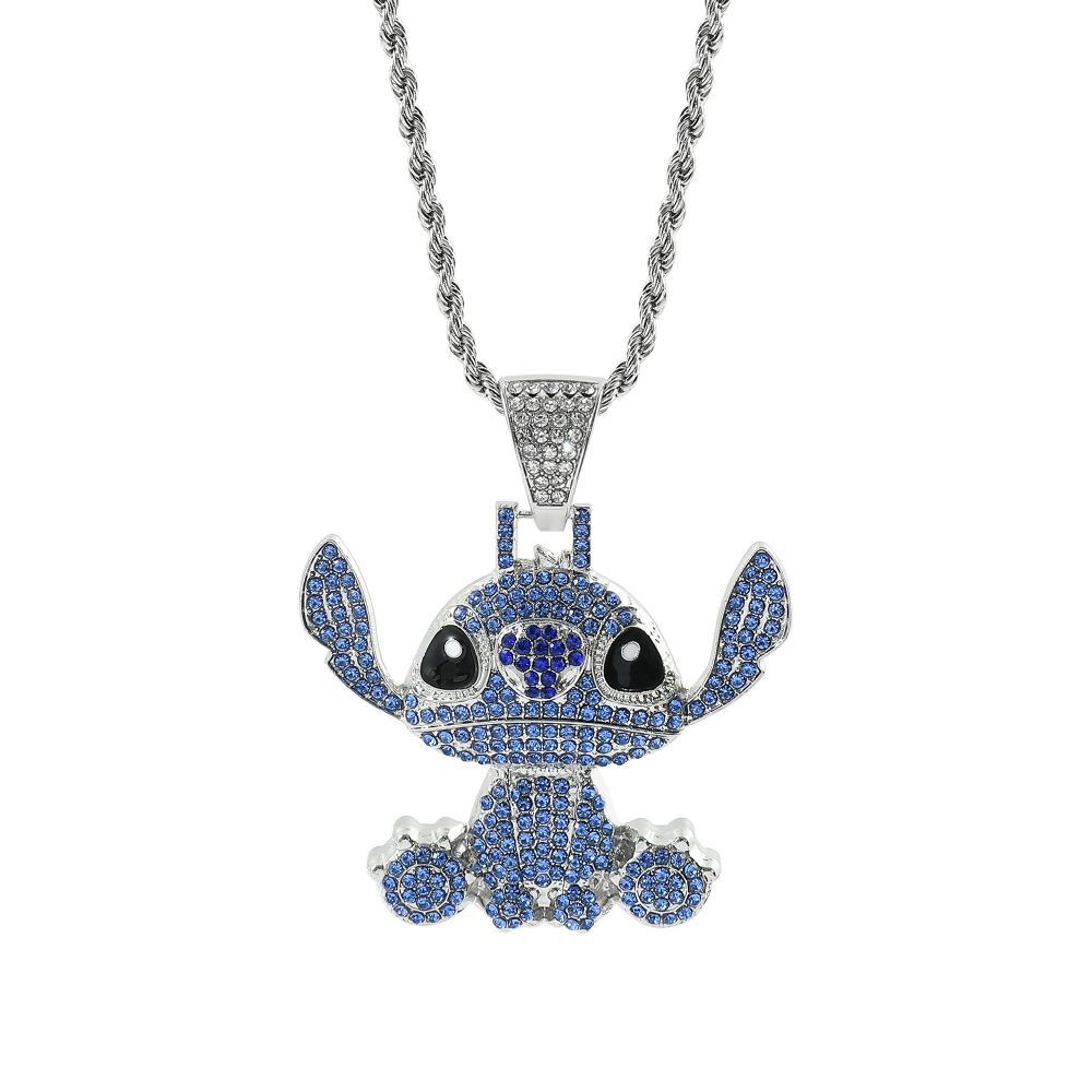 Stitch Diamond Necklace